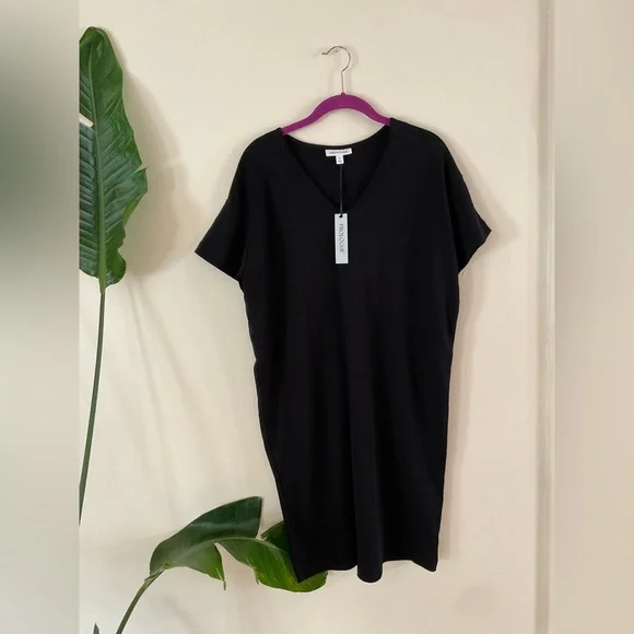 prologue shirt dress Prologue Black & Gold Shirt Dress